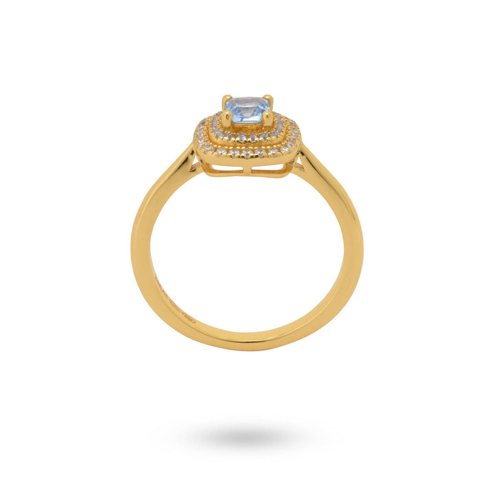 Ring with colored stones - 124153Y