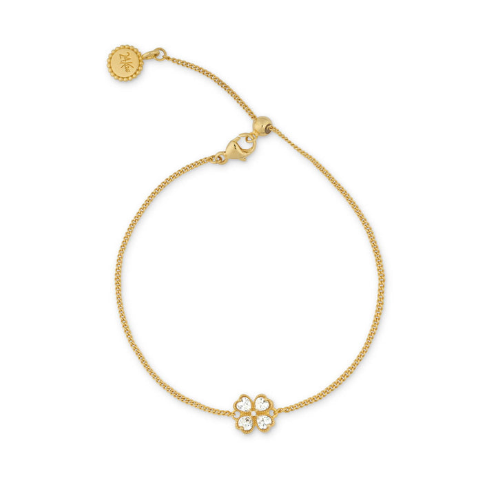 Bracelet with a clover ornament - 22479Y