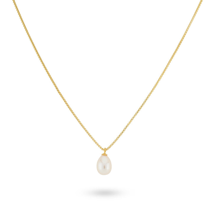 Necklace with sweetwater pearl - 32478Y