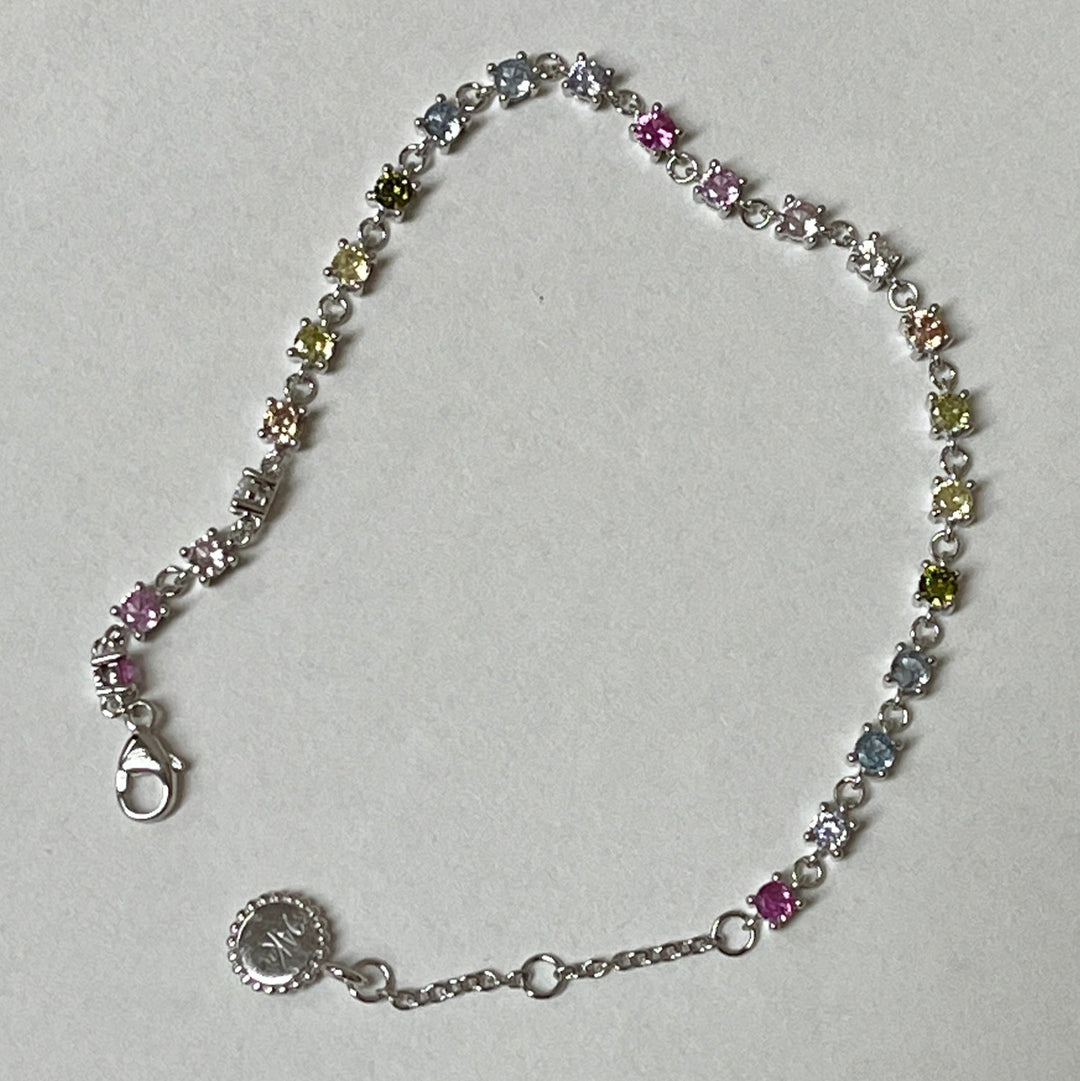 Bracelet with colored stones - 22476S