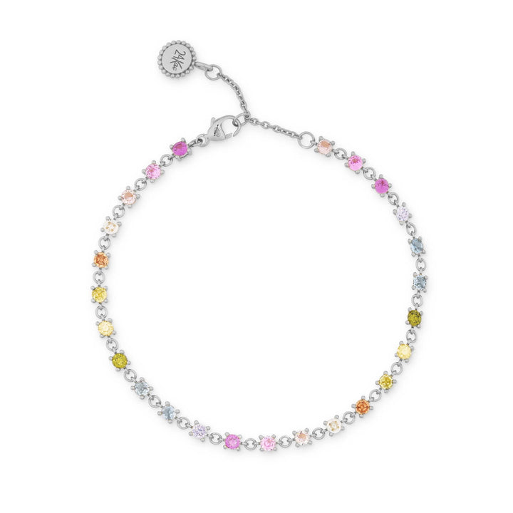 Bracelet with colored stones - 22476S