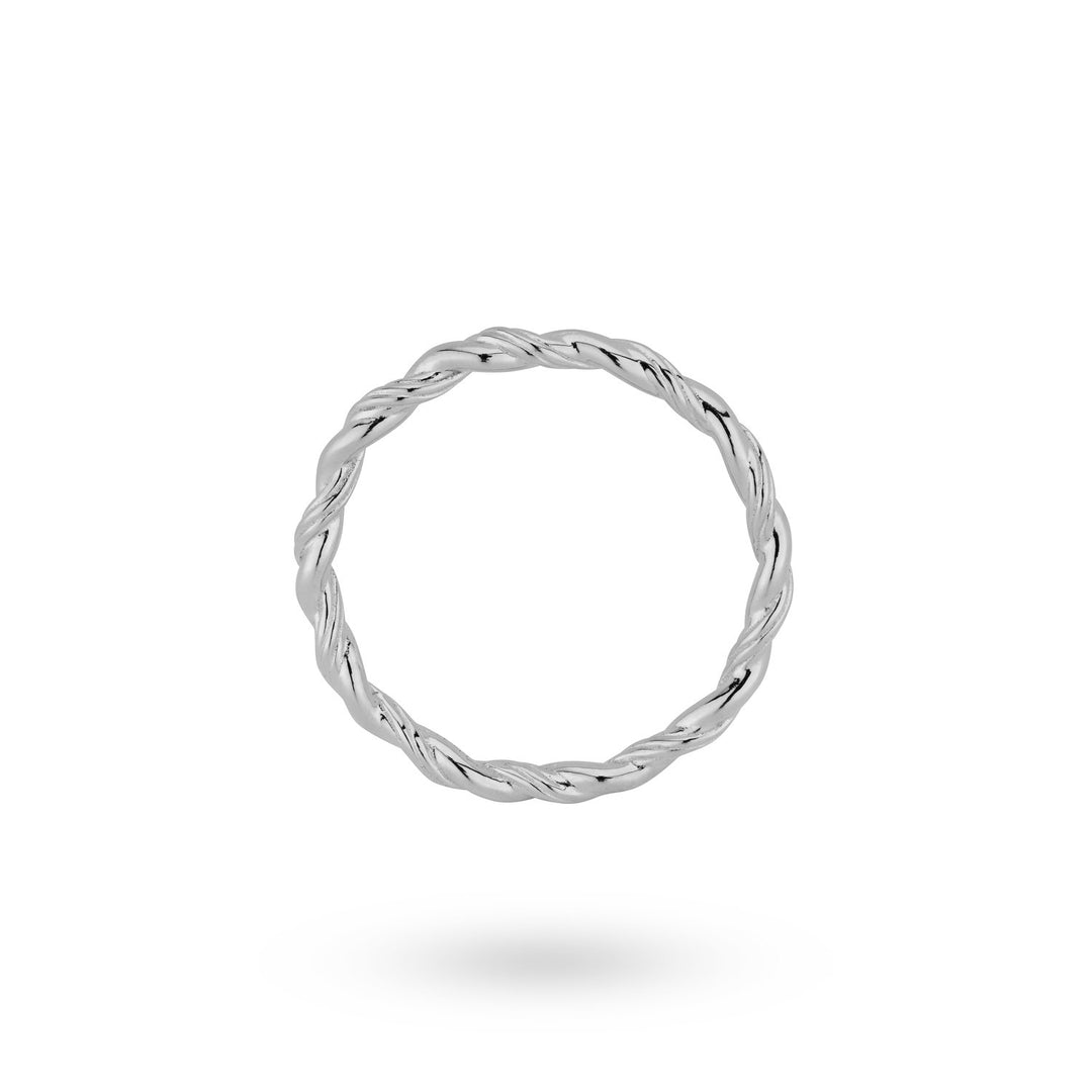 Ring with twisted band - 124138S