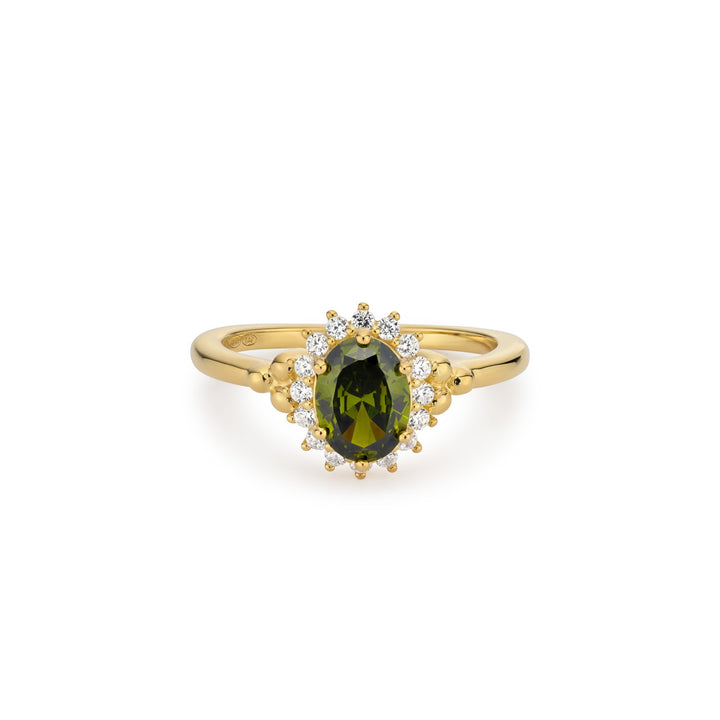 Ring with colored stones - 124131Y