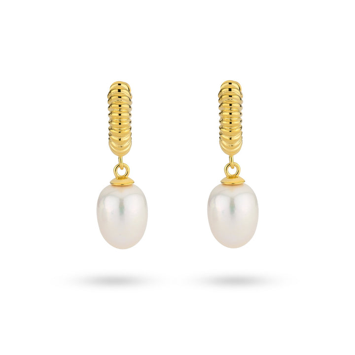 Earring with sweetwater pearl - 424106Y