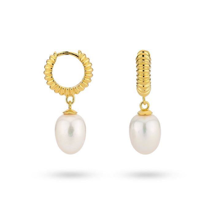 Earring with sweetwater pearl - 424106Y