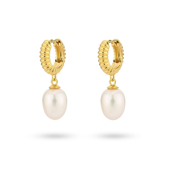 Earring with sweetwater pearl - 424106Y