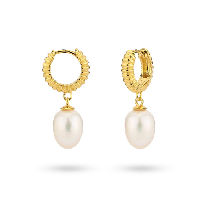 Earring with sweetwater pearl - 424106Y